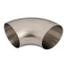 Proflow Stainless Steel Tubing, Exhaust, SS304, 3.00 in., 90 Degree Elbow, Short Turn No Leg, 1.5mm Wall