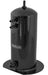 Proflow Fuel Surge Tank Aluminium, 254mm x 108mm Round, 2.5L, Barb & AN Fitting Kit, Black Anodised