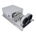 Proflow Fuel Surge Tank Fabricated Aluminium, Square Slim, 044 Pump Mounts, 80mm x, 200mm x 180mm, 2.5L, AN Fitting Kit, Polished