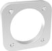Proflow Throttle Body Adapter, Weld-on Flange, Billet Aluminium, Natural, 70mm Bore Size, 12mm Thick