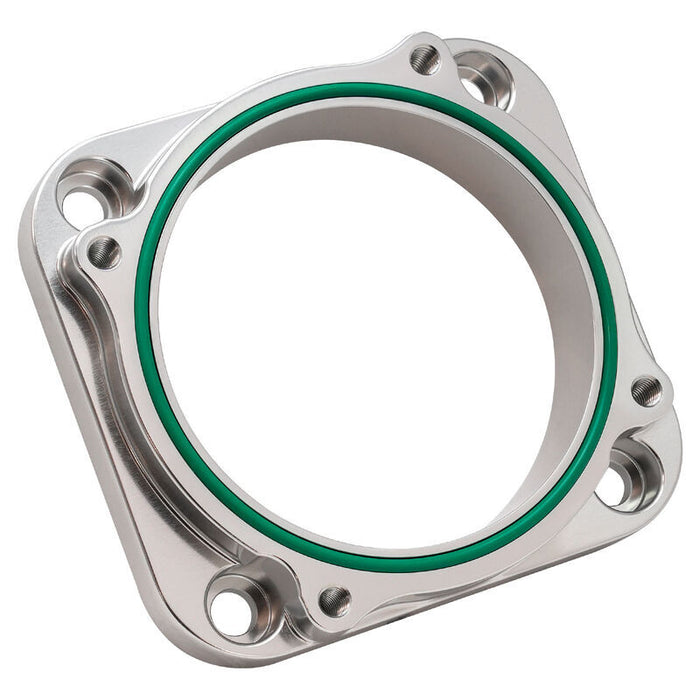 Proflow Throttle Body Adapter, Universal 90mm Throttle to 82mm Bosch Drive By Wire Throttle Body, Polished, Billet