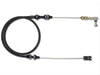 Proflow Throttle Cable, Braided Black Stainless Steel, 36 in. Long, Universal Kit