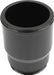 Proflow Inlet Fittings, Aluminium, 1.500 in. Hose to 1 3/16 in. Straight Cut Male, Black Anodised