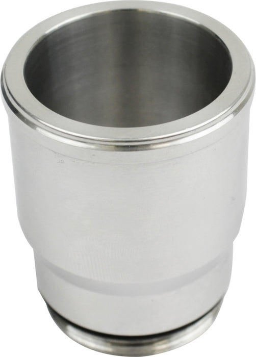 Proflow Inlet Fittings, Aluminium, 1.500 in. Hose to 1 3/16 in. Straight Cut Male, Silver Anodised