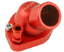 Proflow Water Neck, Billet Aluminium, Swivel Red Anodised, 45 Degree, SB For Ford 289-351W