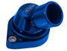 Proflow Water Neck, Billet Aluminium, Swivel Blue Anodised, 45 Degree, SB & BB Chev