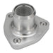 Proflow Water Neck, Billet Aluminium Thermostat Housing, For Nissan & Holden RB30, RB25, Polished Silver