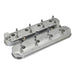 Proflow Valve Covers, For Holden/Chev Commodore LS, Cast Aluminium, With Coil Mounting Post, Polished, Set