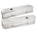 Proflow Valve Covers Steel, Tall, Chrome For Holden Commodore, 253 Logo, Pair