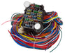 Proflow Wiring Harness, 21-Circuit, Dash Ignition, Front Fuse Block, Spade Fuse, Extra Long Harness, Universal, Kit