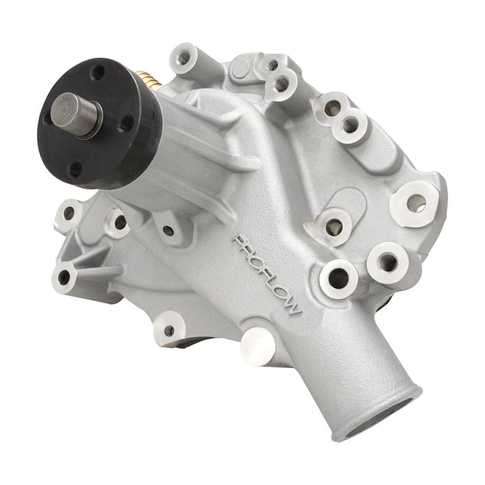 Proflow Water Pump, CoolMax, Mechanical, For Ford 289, 302, 351W Windsor, LH Inlet, High-Volume, Aluminium, Natural, Each