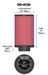 RD-0720 K&N Universal Clamp-On Air Filter