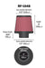 RF-1048 K&N Universal Clamp-On Air Filter