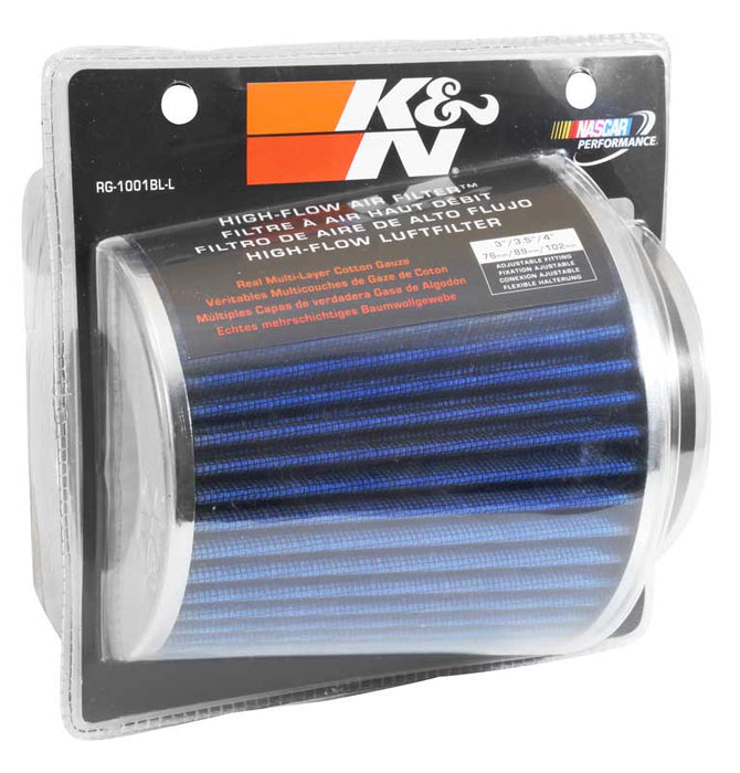 RG-1001BL-L K&N Universal Chrome Filter Multi Lingual