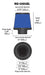 RG-1001BL-L K&N Universal Chrome Filter Multi Lingual