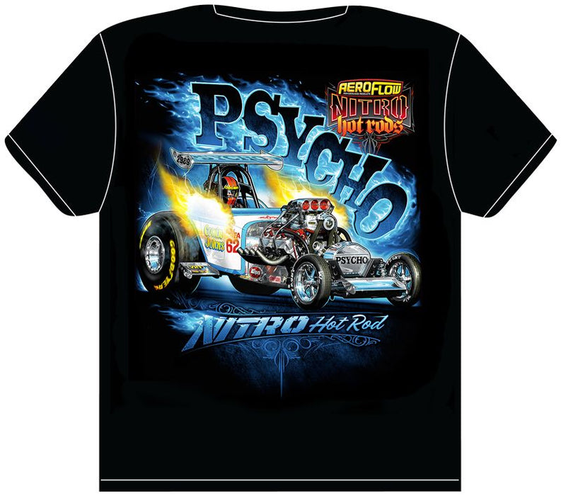 PSYCHO NITRO HOT ROD T-SHIRT - RTPSYCHO-YS