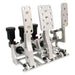 RTS Racing Hydraulic Pedals Box, Lightweight Aluminium, Floor Mount, Brake, Clutch, Accelerator Pedal with .750" Bore Master Cylinders, Raw, Kit