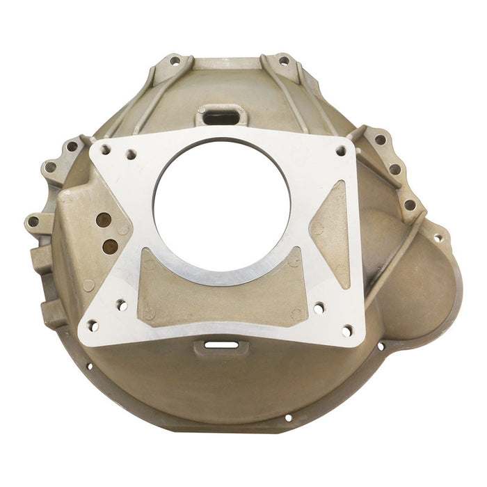 RTS OE Transmission Bellhousing, Manual, Aluminium, Natural, Suits 164 Tooth, SB Ford 289, 302, 351W, 351C, Toploader, Single Rail Gearbox, Each