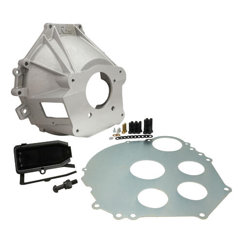 RTS OE Transmissions Bellhousing, Manual, Aluminium, SB Ford 289,302W, 351C OE Style, 157T, Tremec, TKX,TKO 500/600 or TR3550 Transmission, kit