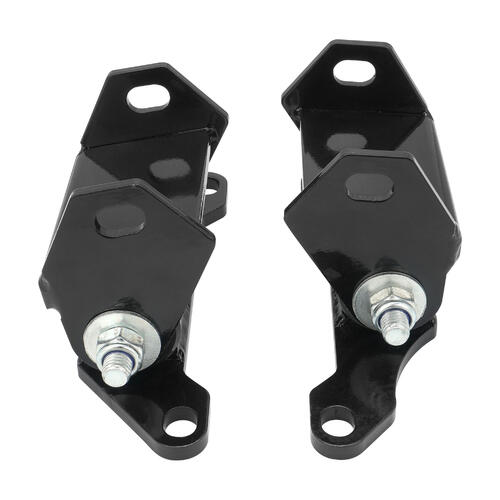 RTS Power Mount, Engine Mount, Replacement, Ford V8, Falcon XR-XF, Black/Black Polyurethane, Set