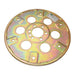 RTS Transmission Flexplate, Gold Zinc Late SB Chevrolet, 168 Tooth - External - 1-piece rear Main Seal Block, Each