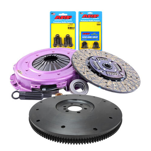 RTS Clutch & Billet Flywheel Assembly, Xtreme Clutch Kit, For Chevrolet 153 Tooth, V8, 10-Spline, 1- 1/8 in. Diameter Shaft, 10 in. Diameter Disc, Kit