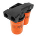 RTS Remote Oil Filter Head, With FRAM HP4 Filters, 13/16''-16 Thread, Dual Filters, AN12 ORB Ports, Billet Aluminium, Black