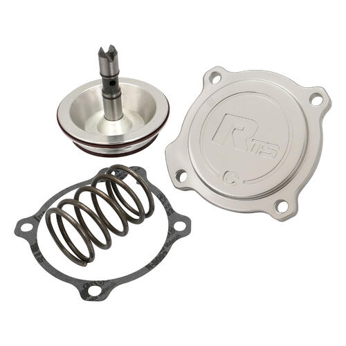 RTS Automatic Transmission Front Servo Piston Kit, For Ford C4/C5/C9/C10, C-Code, Billet Aluminium, Silver