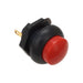 RTS Shifter Switch, Push Button, Trans-Brake, Plastic, Red, 15 Amps, M12x0.8mm Thread, Each
