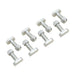 RTS Short T Bolt 3/8in. UNF With Cone Nut, Suits Ford 8 Inch, 9 Inch, Set of 8