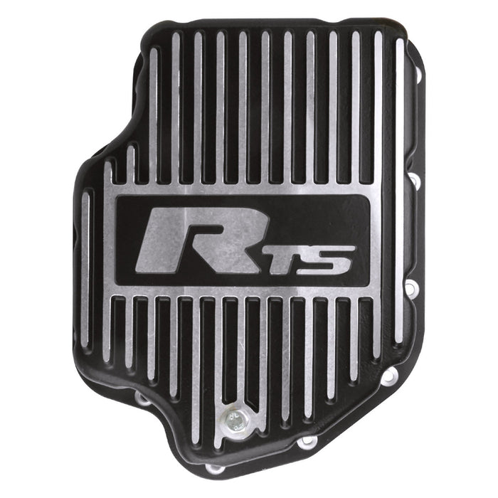 RTS Transmission Pan, Deep, Aluminium, GM, TH400, Finned, Black Powdercoat, Kit