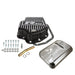 RTS Transmission Pan, Deep, Aluminium, GM, TH400, Finned, Black Powdercoat, Kit