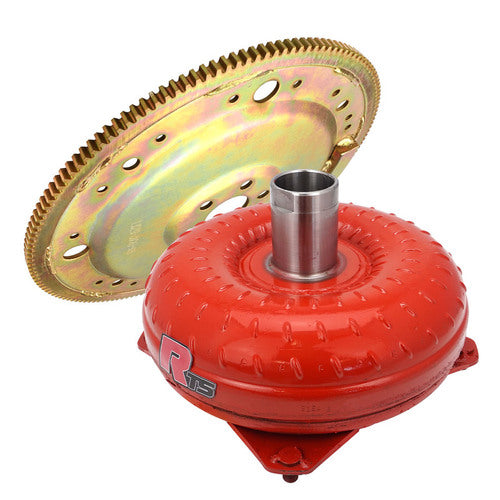 RTS Bandit Plus 10, High Stall Torque Converter & Flexplate Package, SB Ford C4 26 Spline, 2400-2800 Stall, 650HP, Each