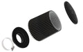 RU-3108HBK K&N Universal Clamp-On Air Filter - 3"FLG, 6"B, 5-1/4"T, 6-1/4"H