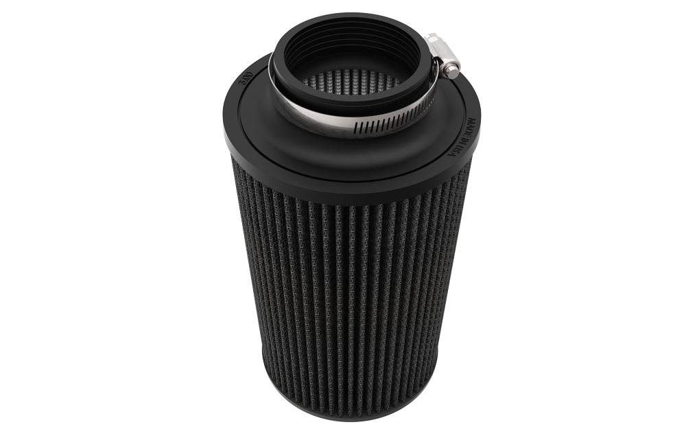 RU-3109HBK K&N Universal Clamp-On Air Filter - 3"FLG, 6"B, 5-1/4"T, 9"H