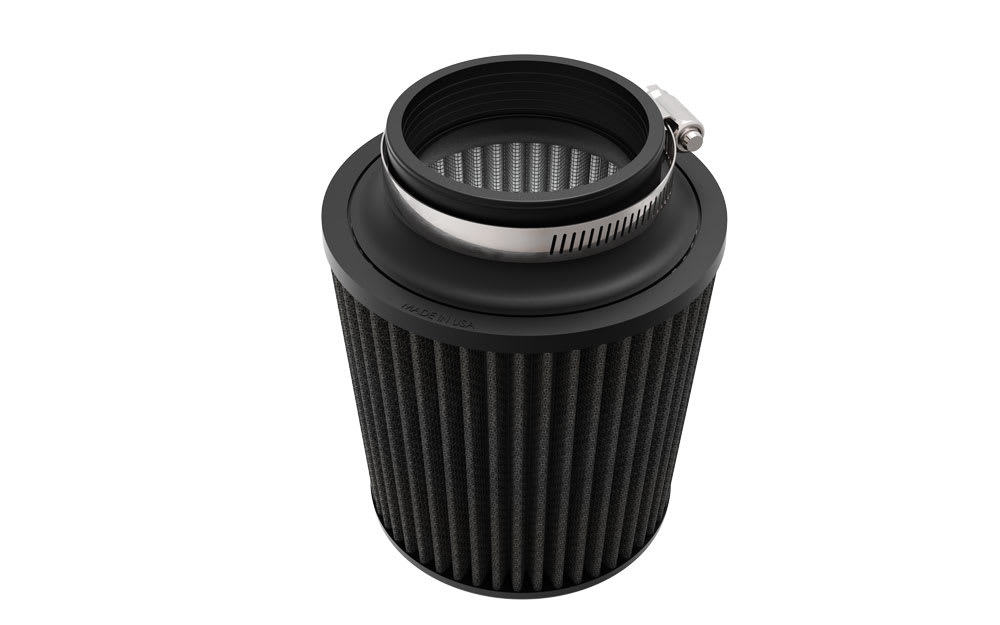 RU-3110HBK K&N Universal Clamp-On Air Filter - 3-1/2"FLG, 6"B, 5-1/4"T, 6-1/4"H
