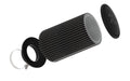 RU-3111HBK K&N Universal Clamp-On Air Filter - 3-1/2"FLG, 6"B, 5-1/4"T, 9"H