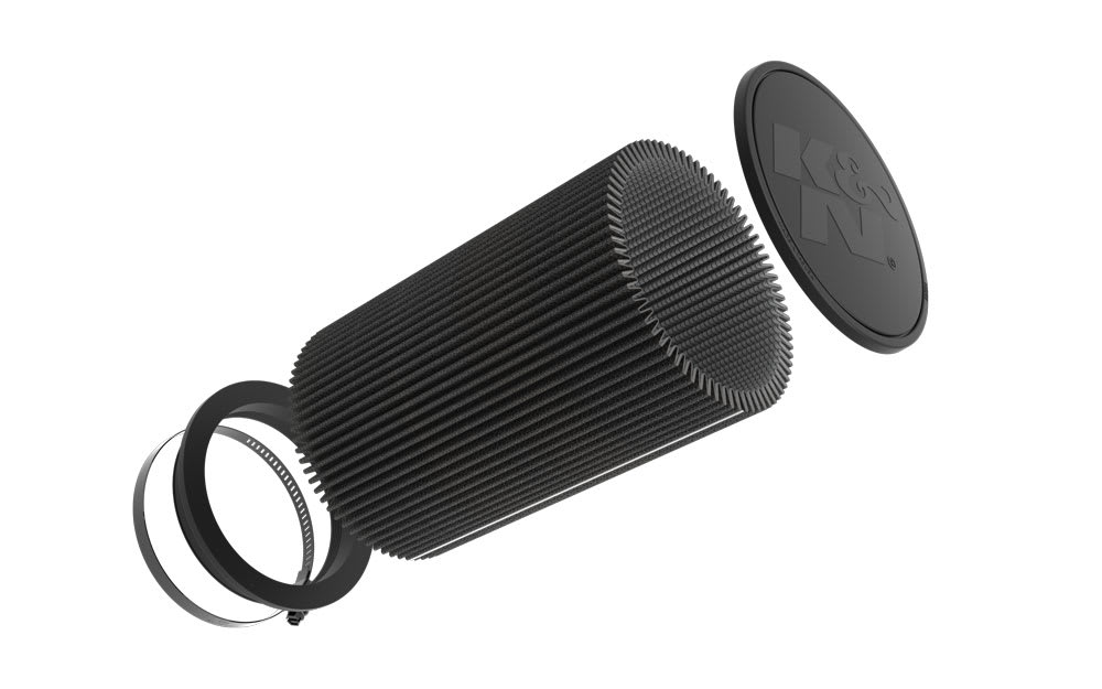 RU-3124HBK K&N Universal Clamp-On Air Filter