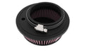 RU-4480 K&N Universal Clamp-On Air Filter - 4-1/16" FLG, 6-7/8"B, 5-7/8"T, 2-3/16"H, W/SMOG PORT