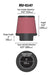RU-5147 K&N Universal Clamp-On Air Filter