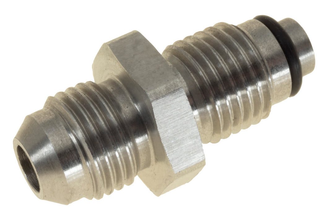 SS M16 X 1.5 O-Ring Bump Tube To An-6 Male Flare Power Steering Adapter