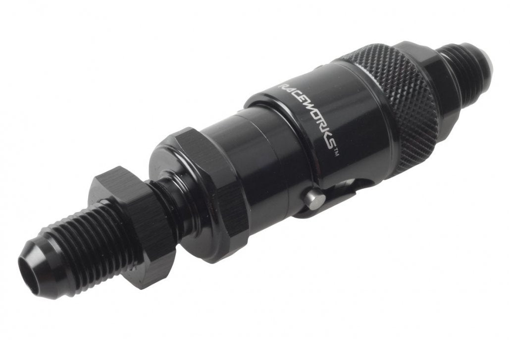 Aluminium Quick Release An-4 With Bulkhead (Brake Fluid Use)