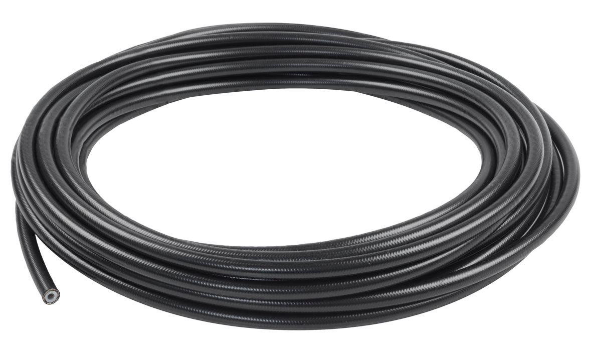 Braided PTFE E85 Hose With Black PVC Cover An-3 5 Metres