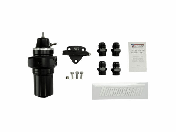 Turbosmart - FPRF10 Black – Fuel Pressure Regulator + Filter