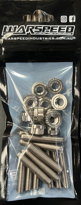 Warspeed LS Titanium Exhaust Stud Kit