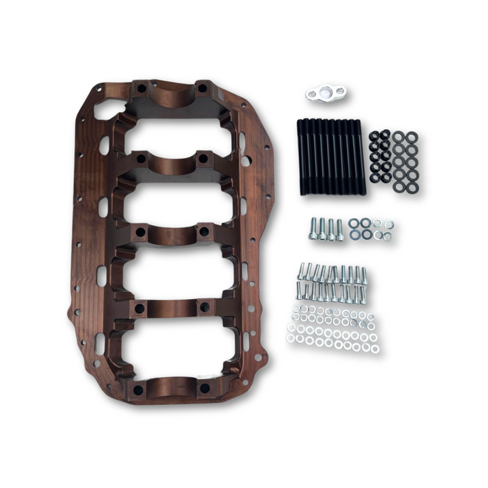 Platinum Racing Products - Integrated Main Cap Engine Block Brace - Mitsubishi Evo 4-9 4G63