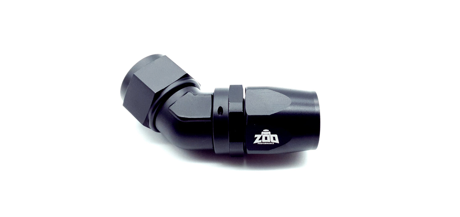 Zoo Performance - 45 Degree Forged Elbow Hose Fitting