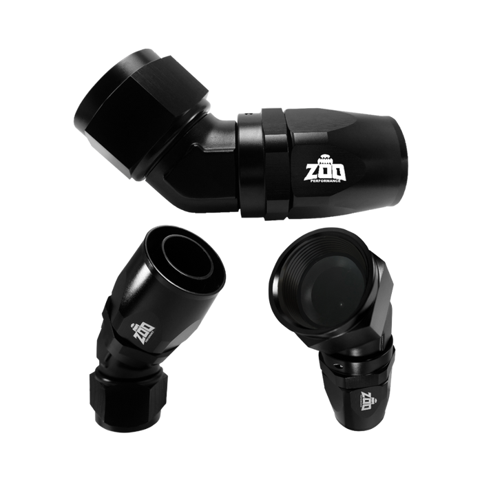 Zoo Performance - 45 Degree Forged Elbow Hose Fitting