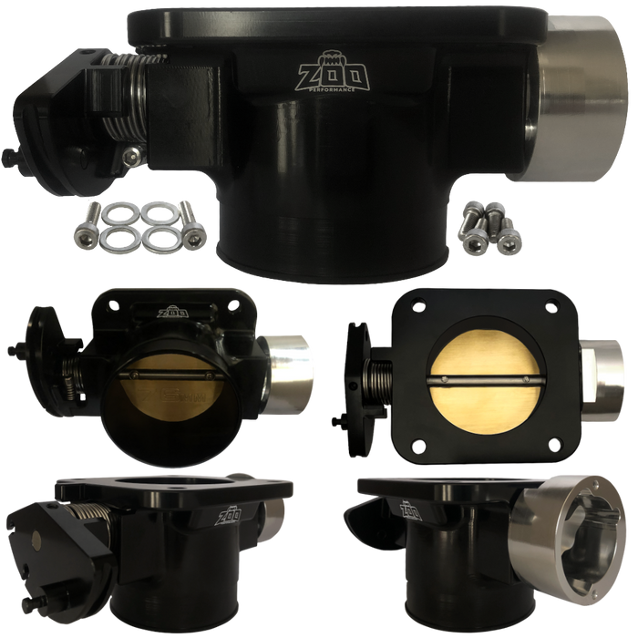 Zoo Performance - NISSAN S13 SR20 76MM BLACK THROTTLE BODY