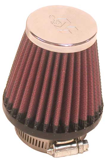 RC-1090 K&N Universal Clamp-On Air Filter - 1-7/8"FLG, 3"B, 2"T, 3"H